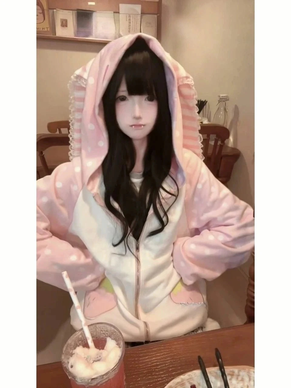 American Vintage Japanese Jacket Hooded Women 2026 Cotton Coats Outwear Design Subculture Gothic Sweatshirts Harajuku