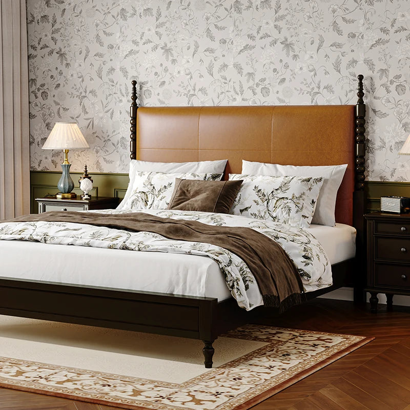 Design Full Size Bed Frame Wood Storage Space House Bedroom Bed Bases Frames Luxury Platform Cama De Casal Home Furniture