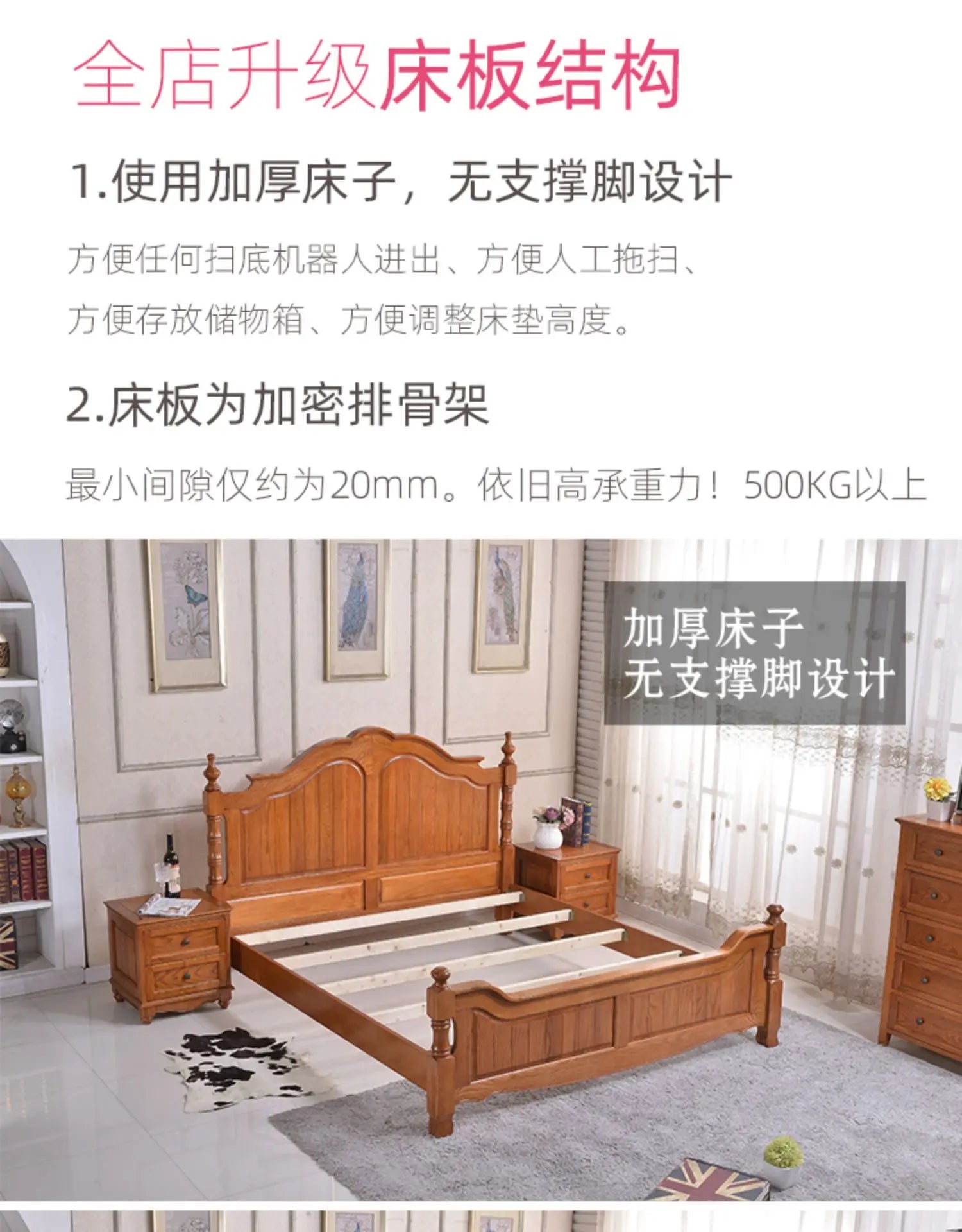 Modern Design Twin Bed Frame Wooden Soft Sale Full Size Bedroom Bed Frame Double Headboards Camas De Dormitorio Home Furniture