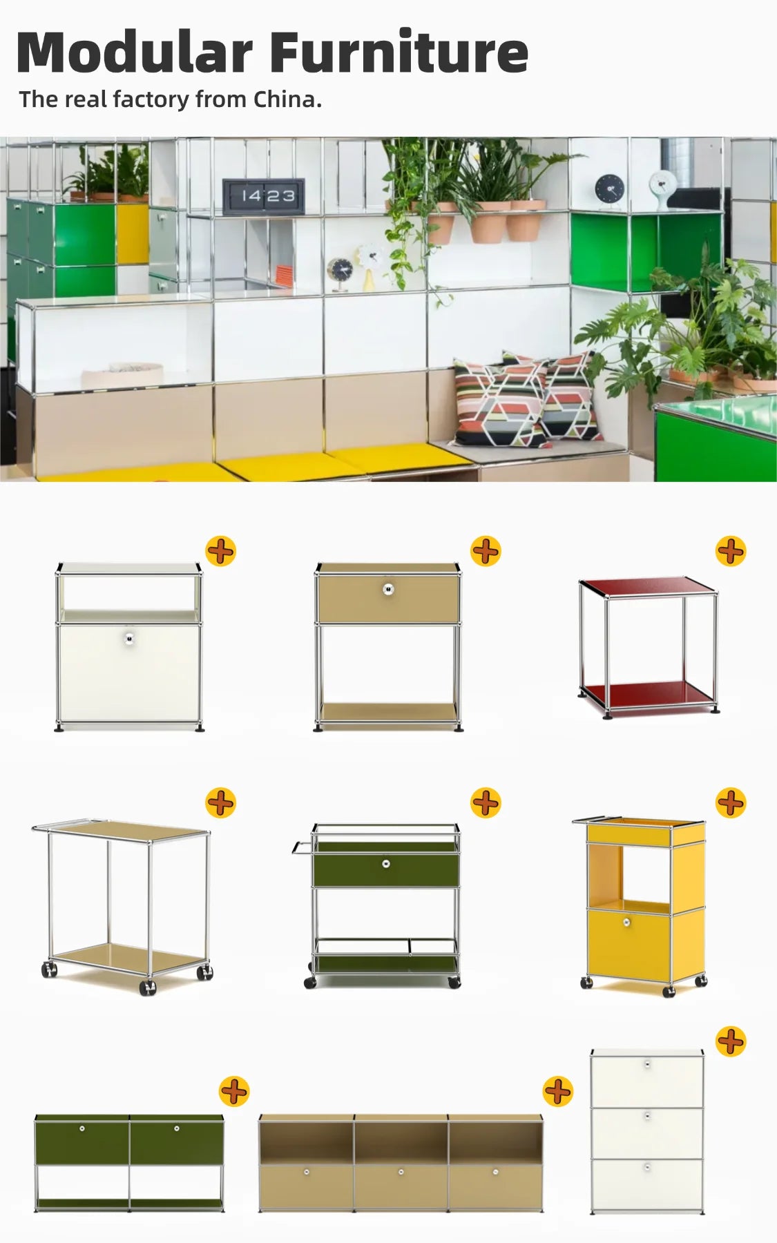 Hot-Seller | Minimalist Steel Storage Side Cabinet｜Slim Profile Flip Door Unit for Hallway | Flip-Top Cabinet for Living Room