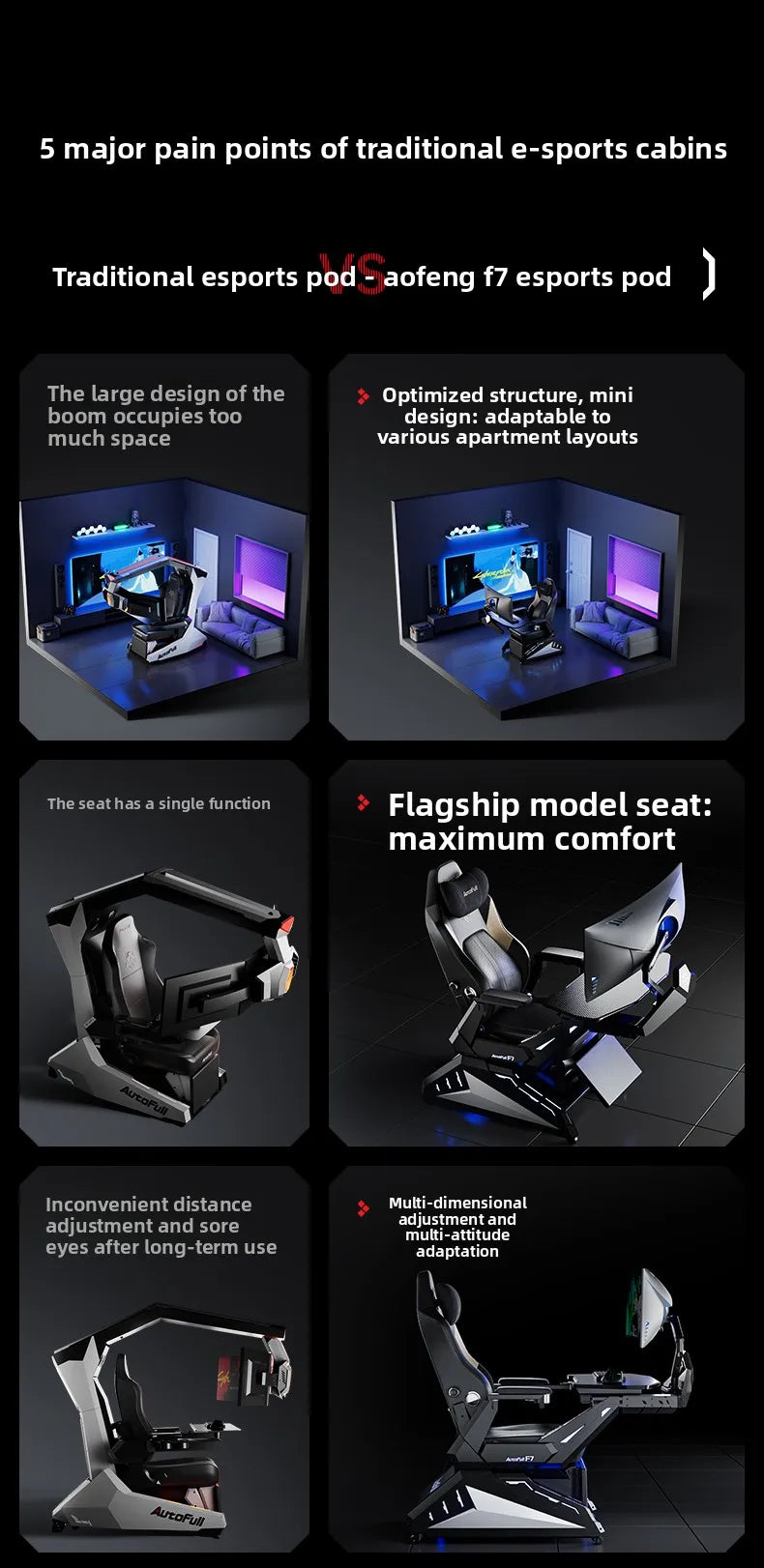 Gaming Office Ergonomic Chair E-sports Pod E-sports Warehouse Cockpit Space Cabin Desk Computer Armchair Silla Ergonomica Chairs