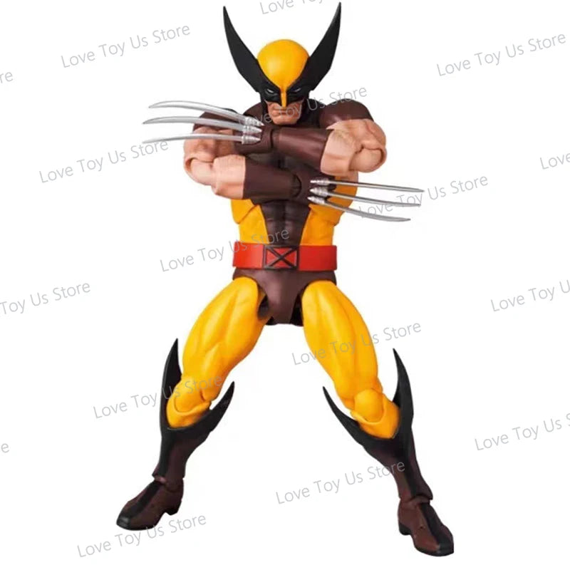 Original Ct Toys Wolverine Action Figure Deadpool Mafex 096 Figure Mafex 138 X Men Comic Version Figurine Collection Model Toys