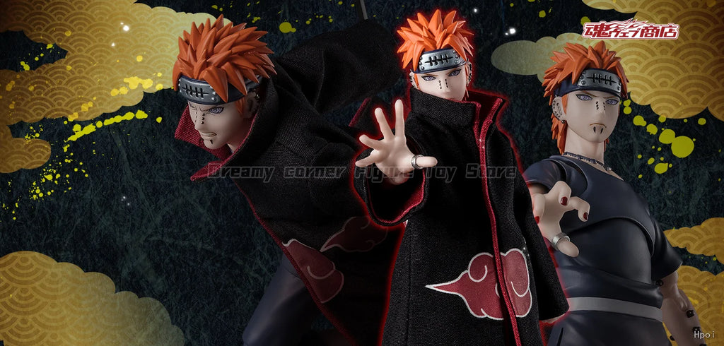【In Stock】BANDAI SHF NARUTO Shippuden Pain Uzumaki Action Figure