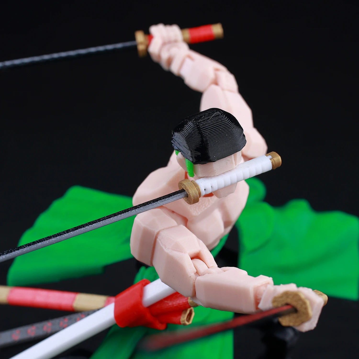 9L3D Printed Anime One Piece Naruto Demon Slayer Dummy13 Lucky T13 Movable Shapeshift Action Figures Mannequin Toys Collectors
