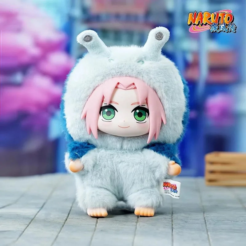 New Naruto action figure blind box Shippuden Beast Party series plush vinyl doll cute handmade custom gift ornaments