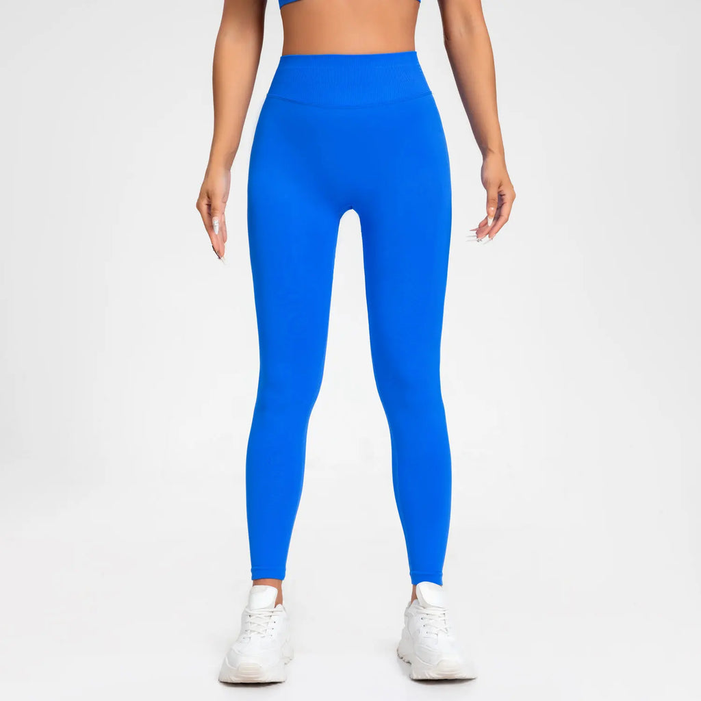 NCLAGEN Impact Leggings Women Seamless Sports Yoga Pants Low Ribbed Band Gym clothes Fitness Workout wear Scrunch Bum Tights