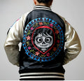 Premium Sukajan Hamahiga Full Embroidery Patchwork Jacket Outerwear Color Block Youth Trend Standard Fit Long Sleeve Zipper C...