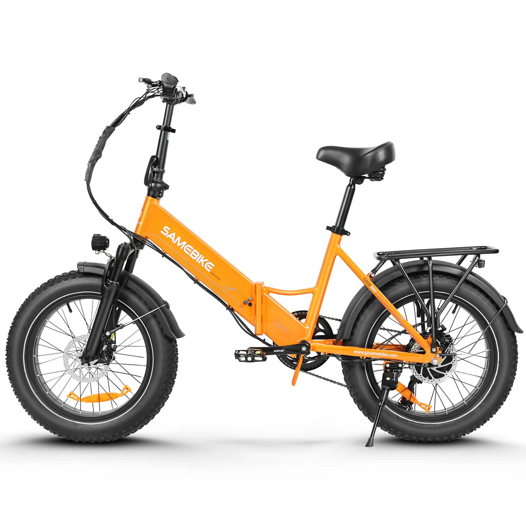 SAMEBIKE LOTDM200-II NFC Smart Key Electric Bicycle 750W 48V13AH Folding Electric Bike 20*4.0 Inch Fat Tire Mountain E-Bike