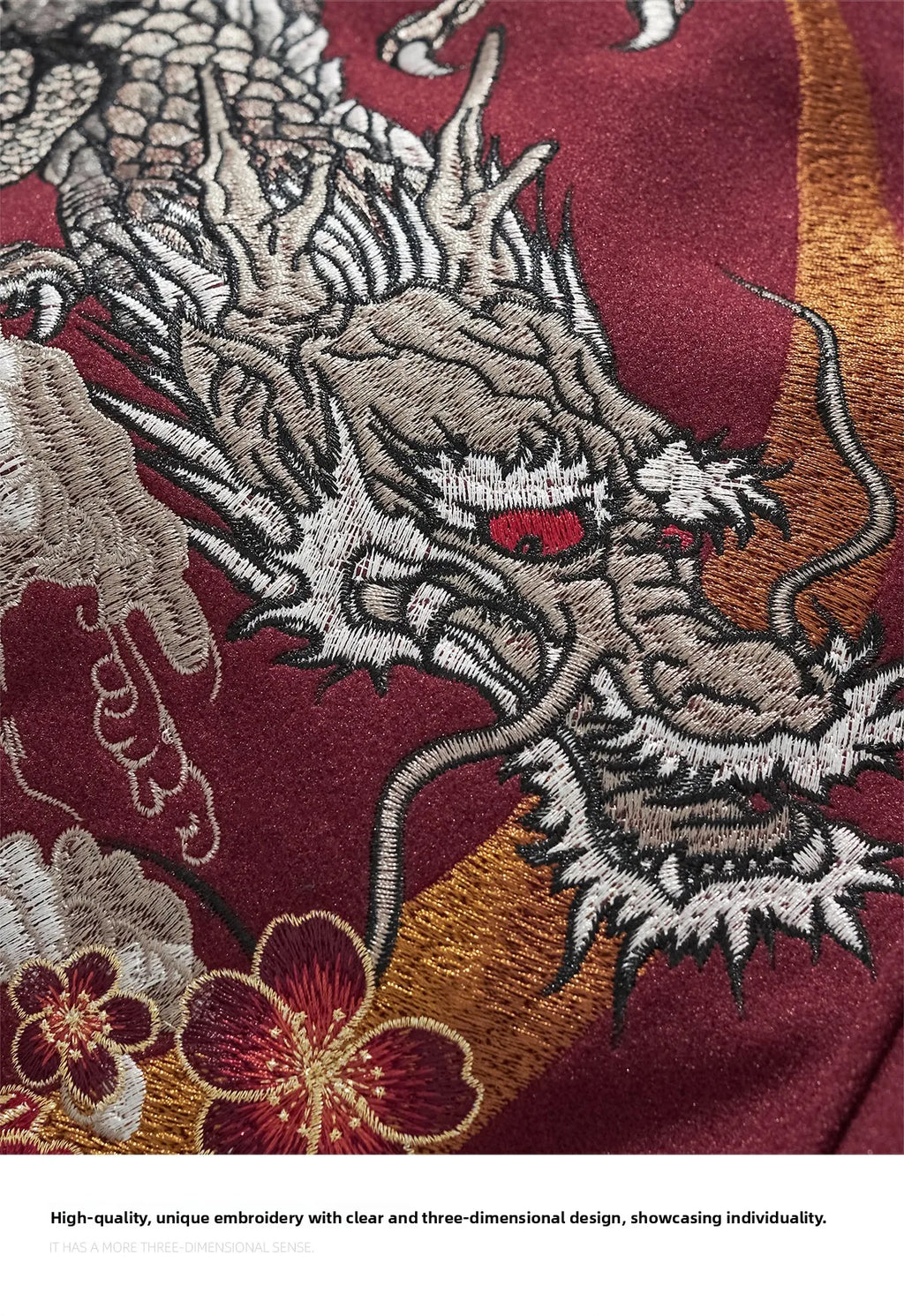 Ele Embroidered Heavy Industry Harajuku Sle Men's Baseball Jaet Woolen Coat Spring Autumn Faion Trend Outerwear