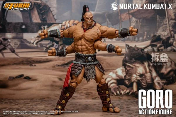 Storm Toys Genuine Mortal Kombat Series Fire Dragon Sub-Zero Motaro Lu Kang Goro Fighting Game 1/12 Action Figures Model Toys