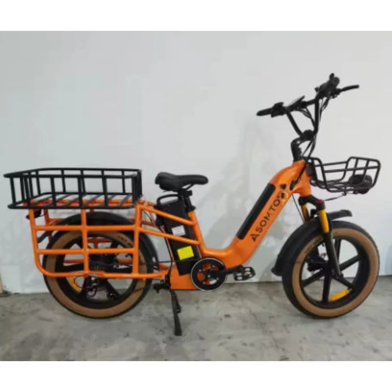 Electric bike 750W motor 48v30ah lithium Battery 45km/h E-bike 20 inch tire mountain off-road riding Transportable E bicycle