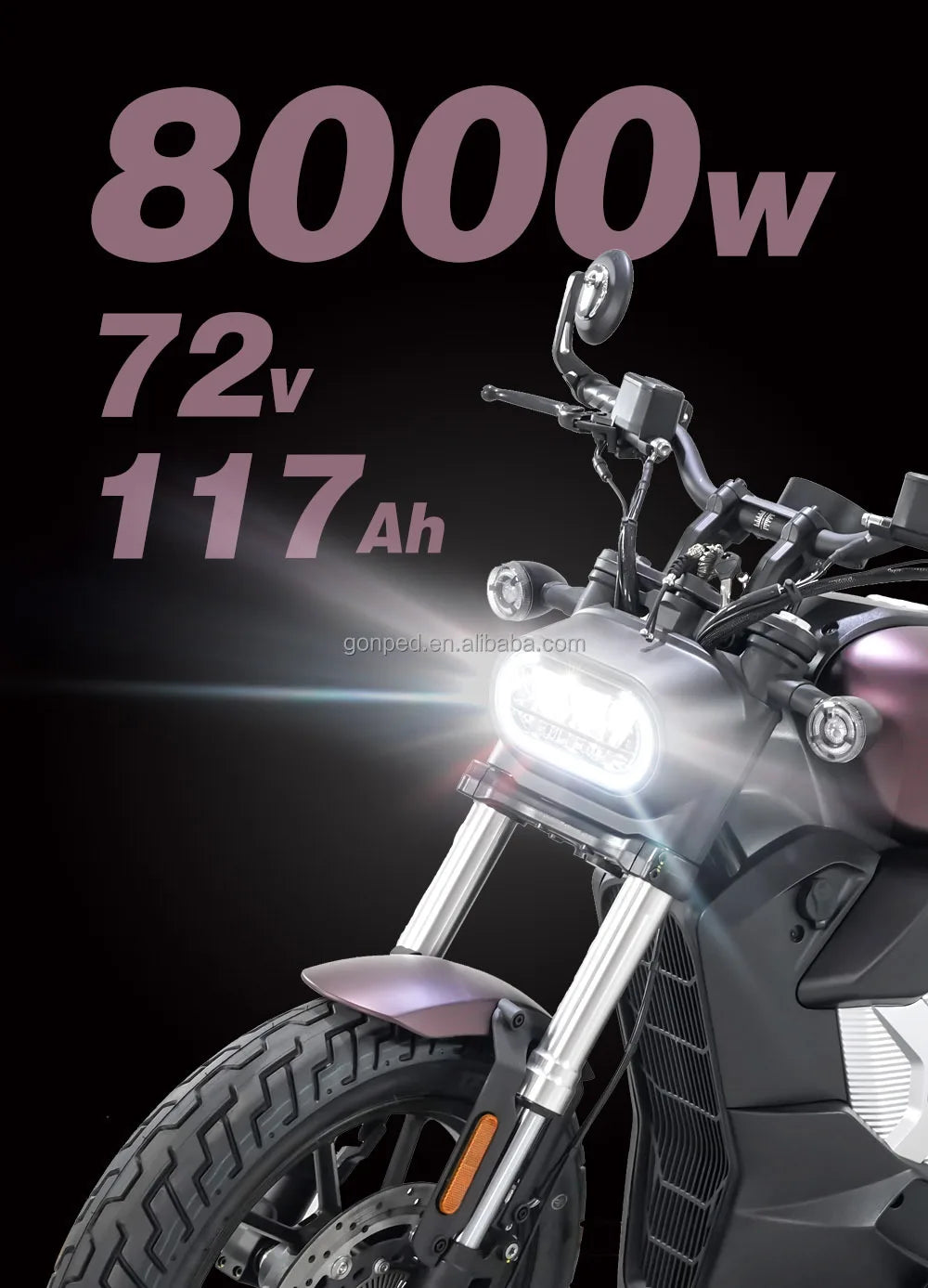 Strong Power Enduro Battery Lithium Electric Bike Adult Electric Motorbike 2024
