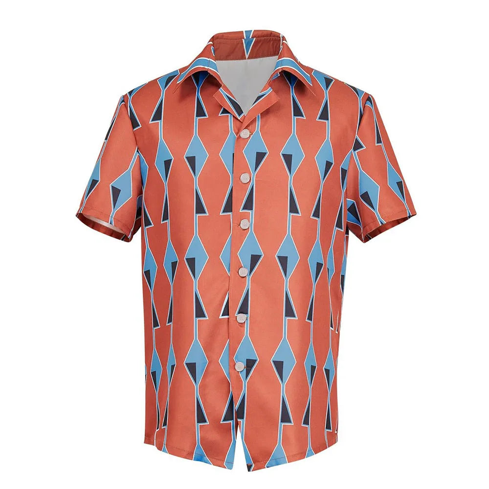 Anime SakamotoDays Yoichi Nagumo Cosplay Costume Shirt Short Sleeve Loose Unisex Streetwear Chemise Men Women Button Up Shirts