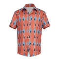Anime SakamotoDays Yoichi Nagumo Cosplay Costume Shirt Short Sleeve Loose Unisex Streetwear Chemise Men Women Button Up Shirts