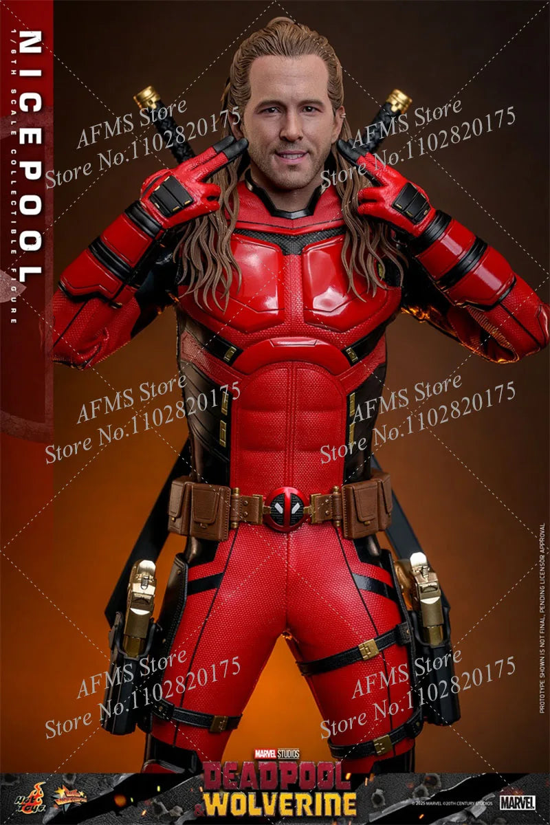HOTTOYS MMS788 1/6 Scale Collectible Figure Ryan Reynolds Deadpool & Wolverine 12Inch Men Soldier Action Figure Body Toys