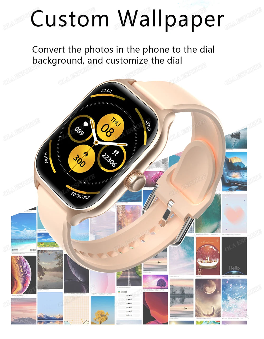 New Outdoor Military GPS Smart Watch Men Waterproof Multiple Sport Mode Fitness HD Bluetooth Calls Smartwatch Men Women Bracelet