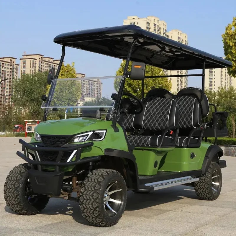 Golf Cart Long Range Lithium Battery Electric 60/72v Travel Electric Cart Club Car Golf Carts  For Sale