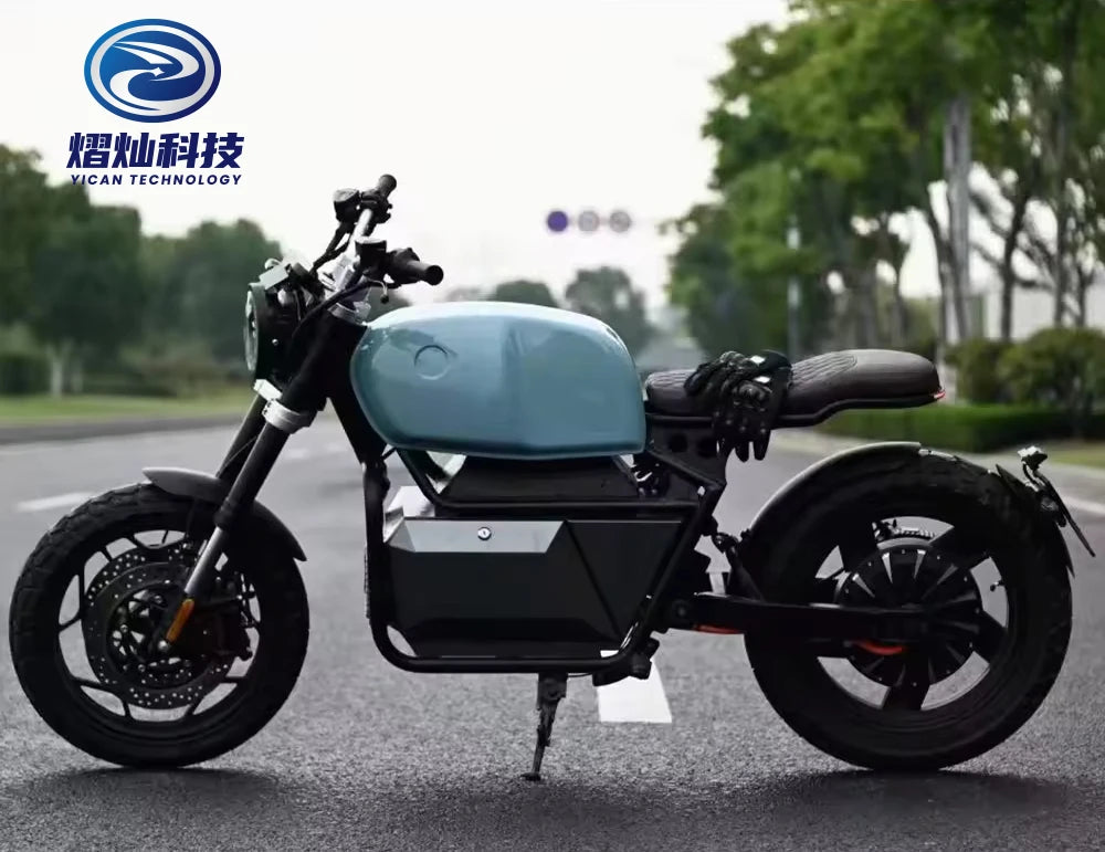 ER200 DDP Wuxi Advanced Technology 4000w 72v 60ah Retro Style Electric Motorcycle