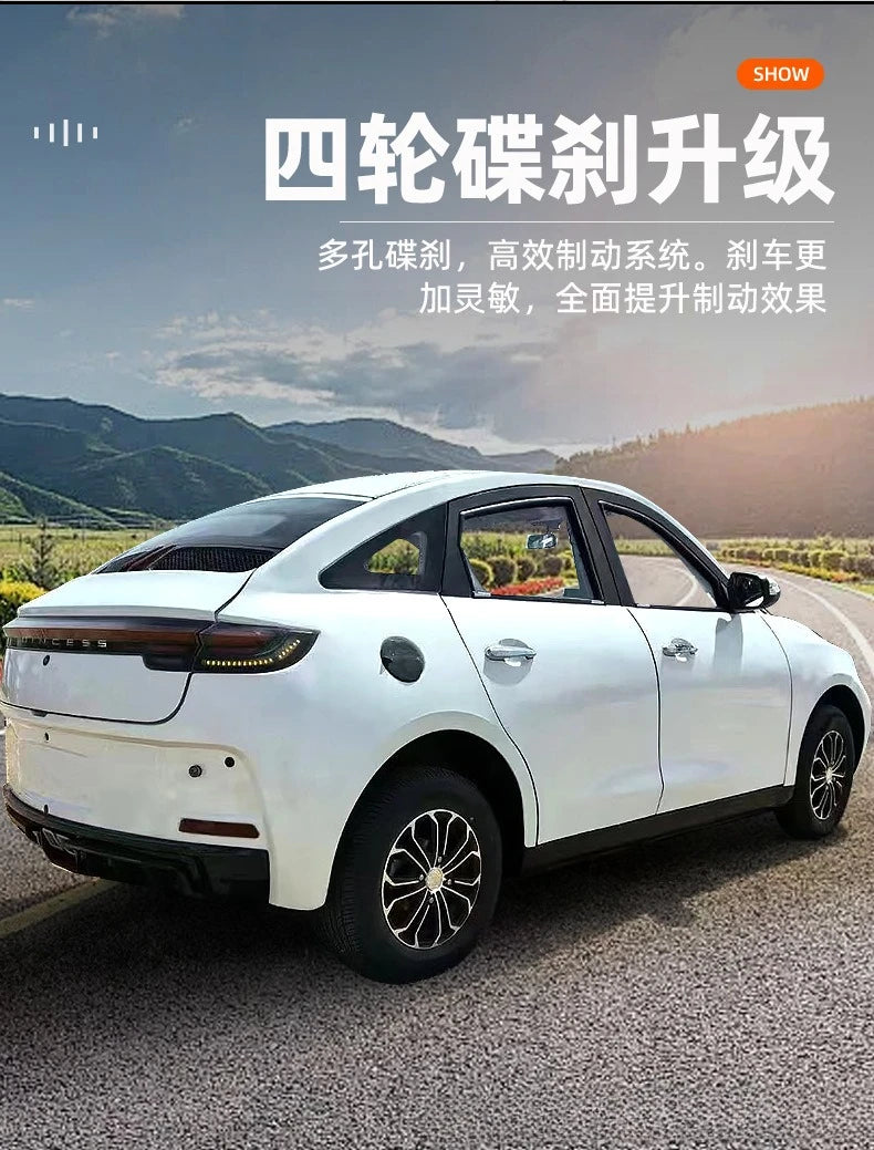 Can be equipped with solar passenger four-wheeler adult car