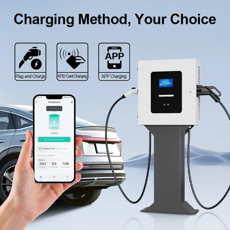 Customized 360KW 480KW GB/T Commercial Floor Mounted DC Fast EV Charging Station Electric Vehicle Quick Charger