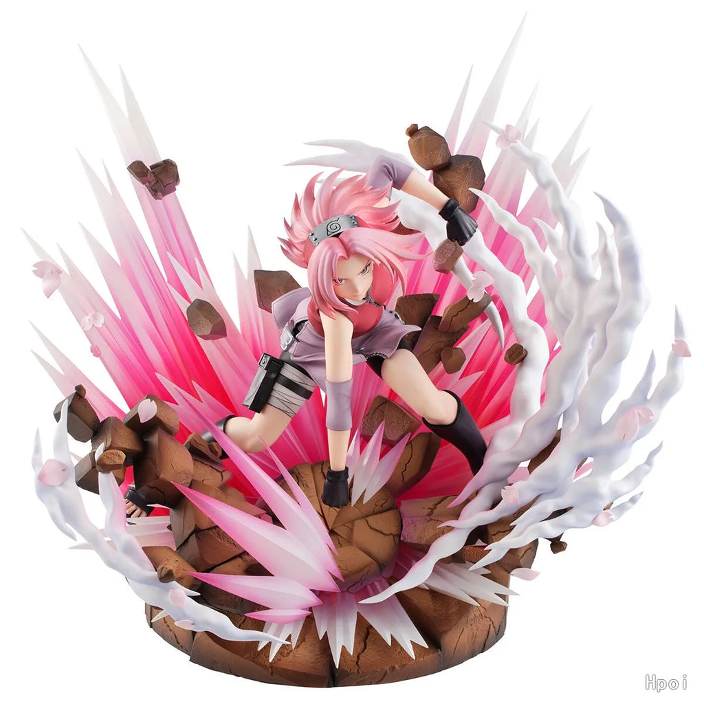 【 FS 】 MegaHouse Naruto GALS DX Naruto Shippuden Haruno Sakura 3 Figure  Model Toy Gift