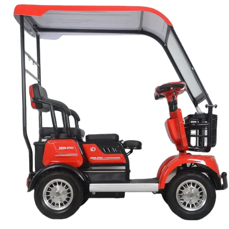 Factory Hot New Multi-seat Spacious 800w High-power Sightseeing Electric Golf Cart Electric Four-wheeler