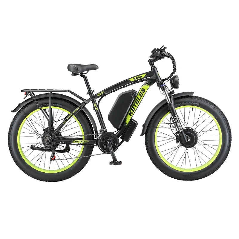 Drop Shipping US Warehouse for K800 26" Dual Brushless Motor 2000W 23AH Battery Mountain Bike Fat Tire Electric Bicycle