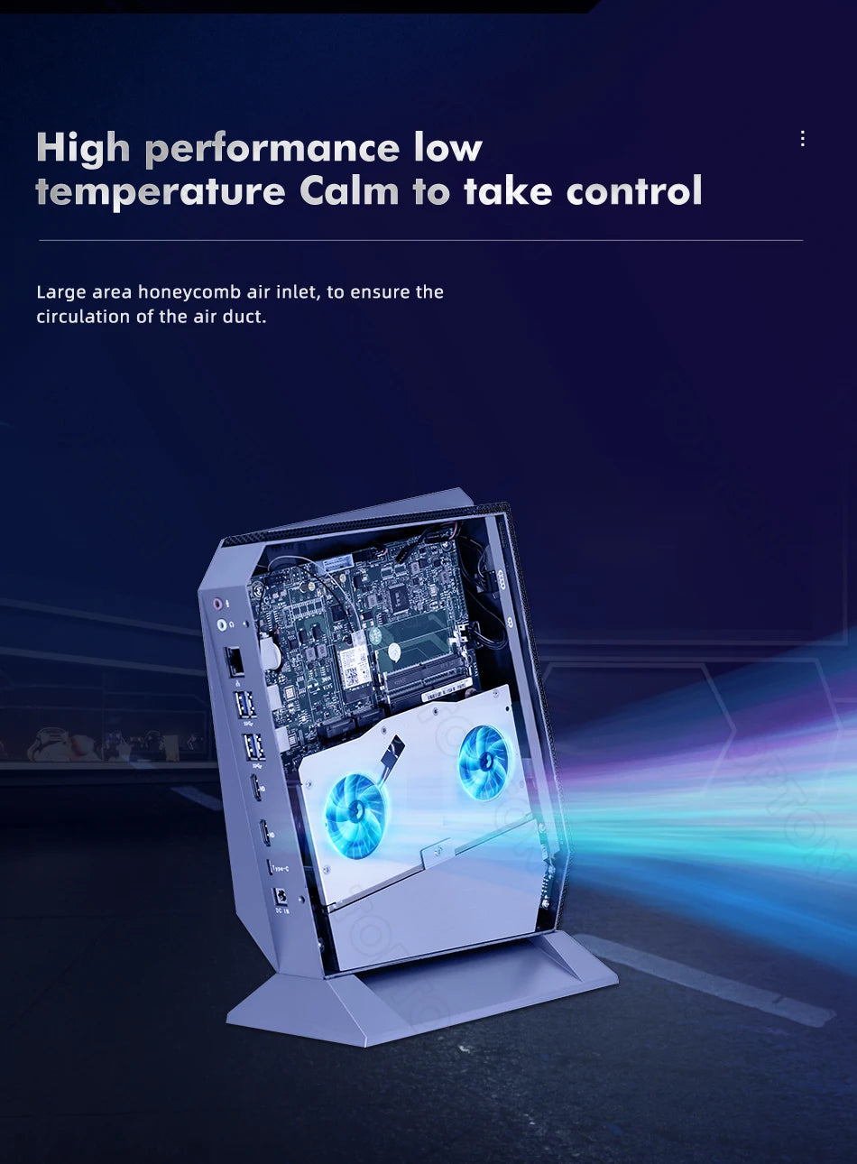 Topton Gaming Mini PC Intel i9 13900H 12900H i7 13700H 12700H Nvidia RTX4060 3050 8G Desktop Gamer Mini Computer Win11 Pro WiFi6
