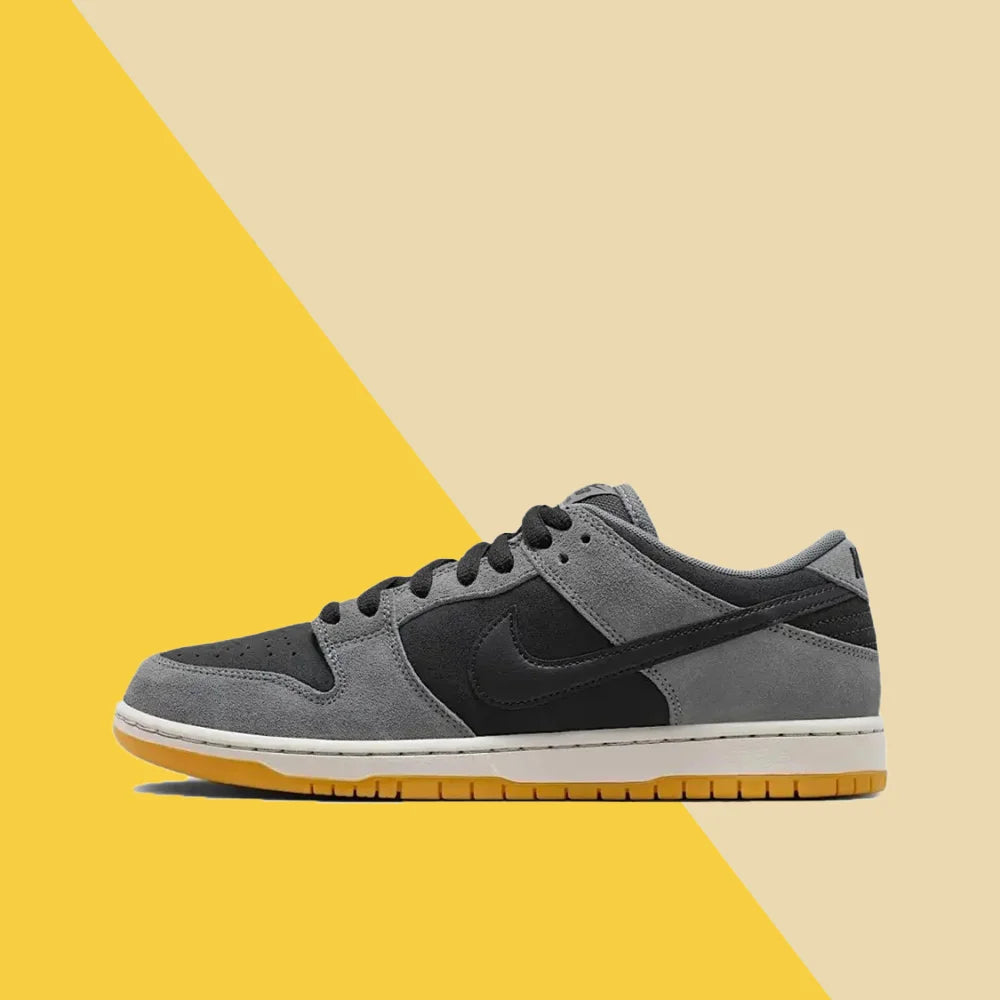 Nike Dunk SB Low “DARK SMOKE GREY” Comfortable and versatile Non-slip and durable Low-top skate shoes Unisex style HF3063-001