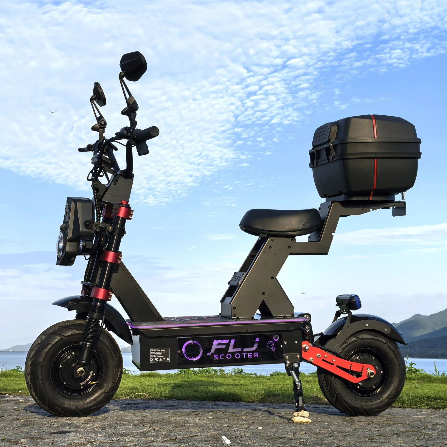K13 Ultra 12000W Electric Scooter with 72V 100AH Big Battery APP/NFC fast speed Fat Wheel E Scooters