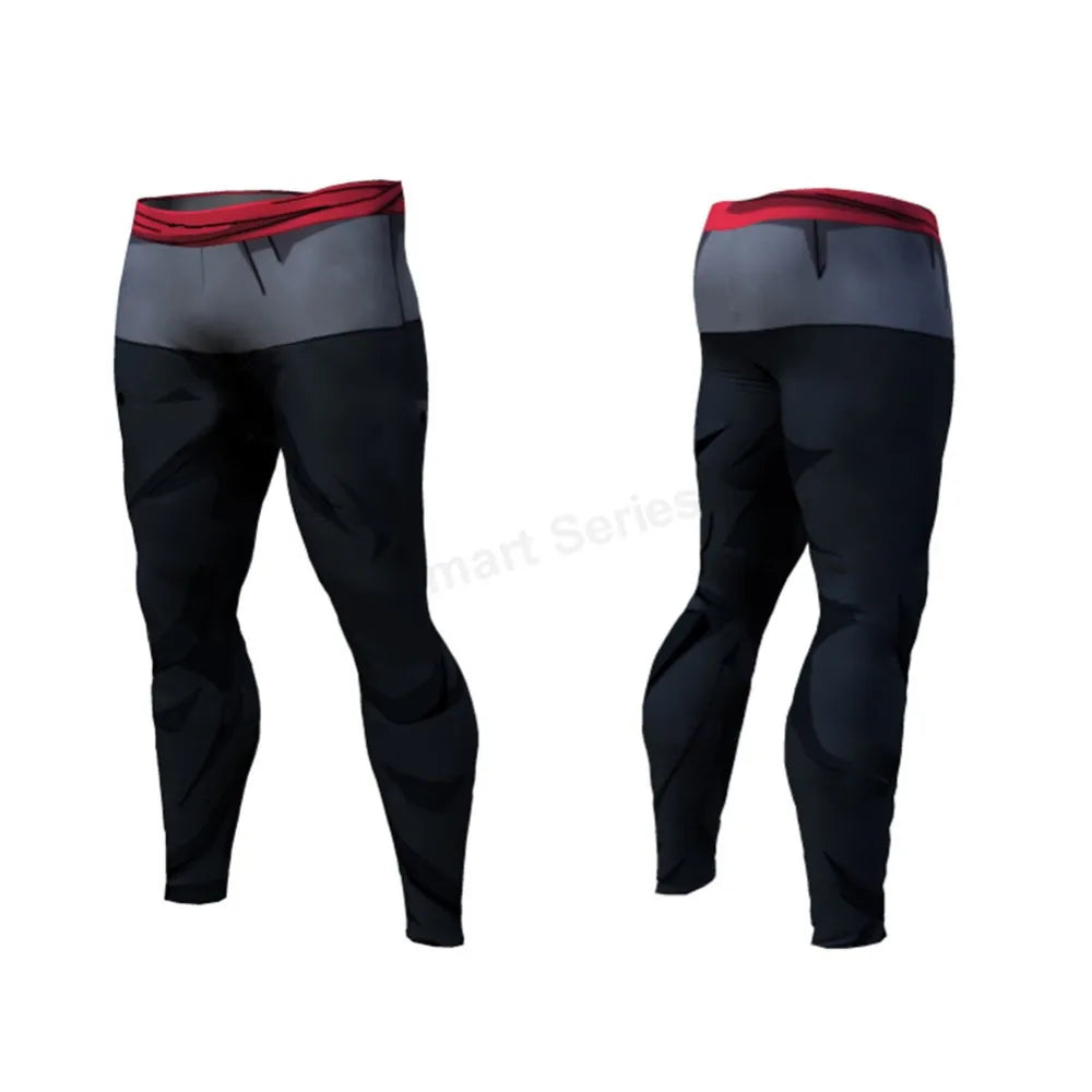Goku 3D Printed Pattern Compression Tights Pants Men Sweat pants Skinny Legging Trousers Male Vegeta Costume Long pants