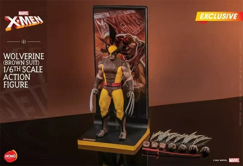 【MT】Hot Toys Marvel HS03 X-Men Wolverine (Brown Clothes) 1:6 Scale Action Figure Collection Toys