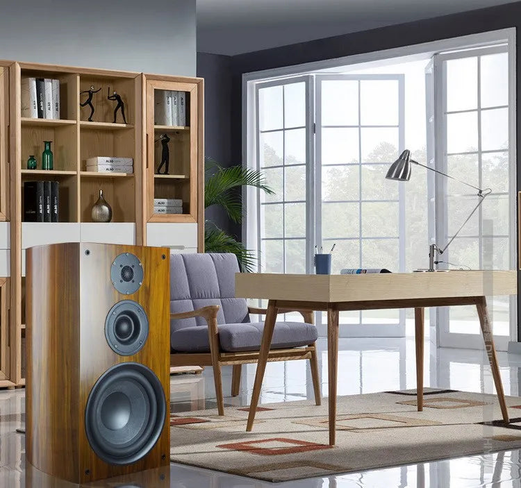 YYAUDIO 10 Inch 8Ohm High Low Speaker Bass Tweeter Hifi Bookshelf Speaker Professional Sound Floor speaker Box