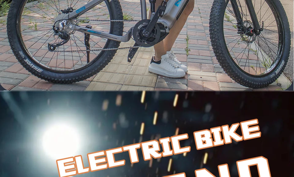 US Warehouse AKEZ 27.5" Electric Bike 48V 500W Bafang Motor, 13Ah Lithium Battery Powerful Adult E-Bike