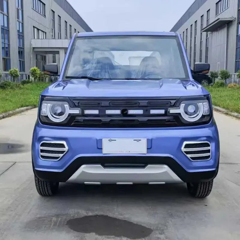 New increase iron shell double-row electric four-wheel pickup truck oil and electricity dual-purpose adult car pulling goods pas
