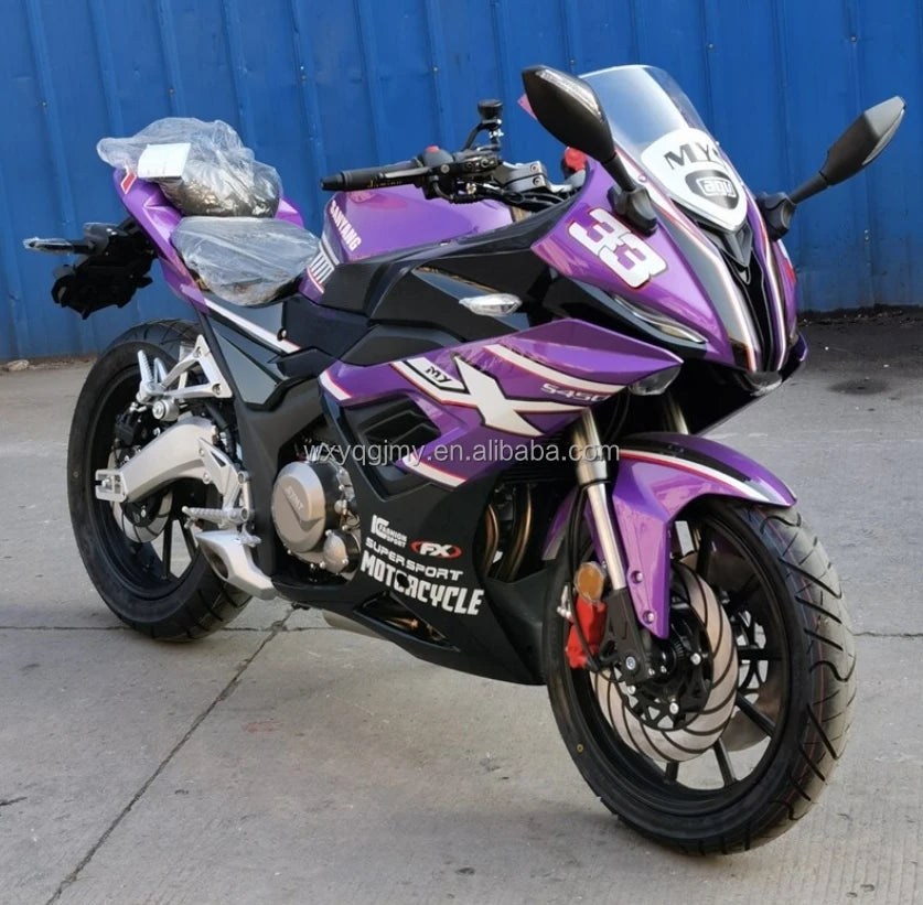 TOP Selling 400cc High Power Water Cooling Double Cylinder Gasoline Racing Motorcycle