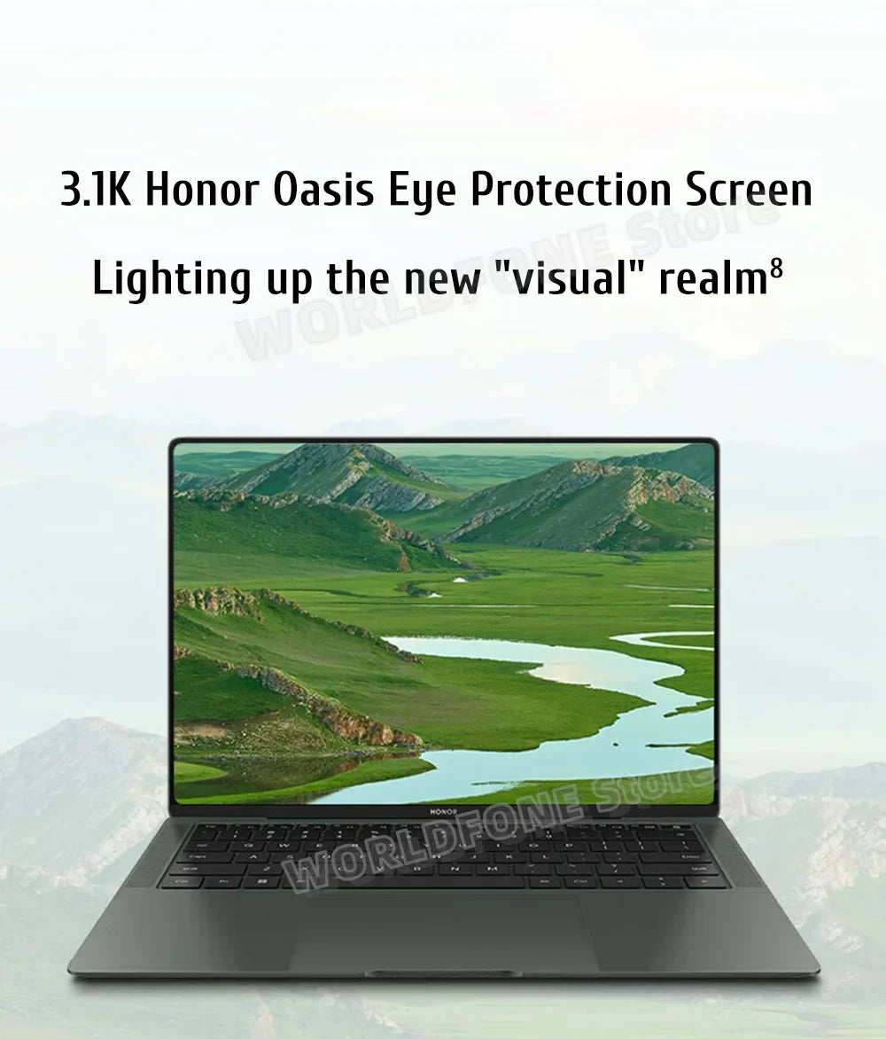 New HONOR 1kg Laptop MagicBook Art 14 2024 14.6"Inch 3.1K 120Hz OLED Touchscreen Intel Ultra 5 7 Computer PC Notebook Ultrabook
