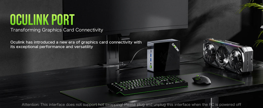 GMKtec Oculink Gaming PC K11 K8 Plus M7 AMD Ryzen 9 8945HS 8845HS 6850H 2*USB4 2*DDR5 2*2.5G LAN Windows 11 Mini desktops WiFi6