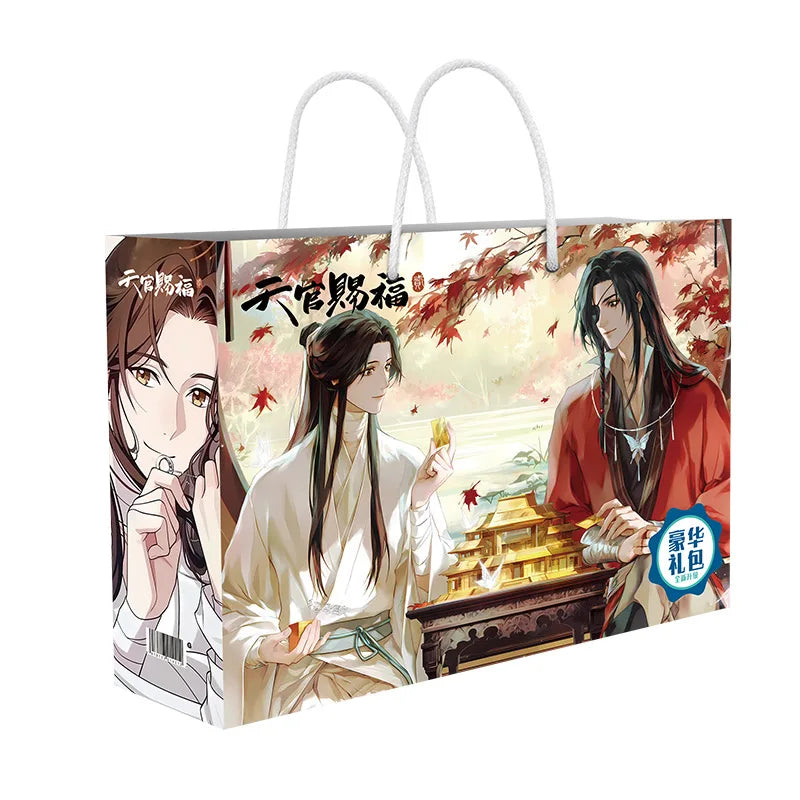 Anime Lucky Gift Bag Stray dogs ONE PIECE Genshin Impact Collection Toy Include Postcard Poster Bookmark Sleeves