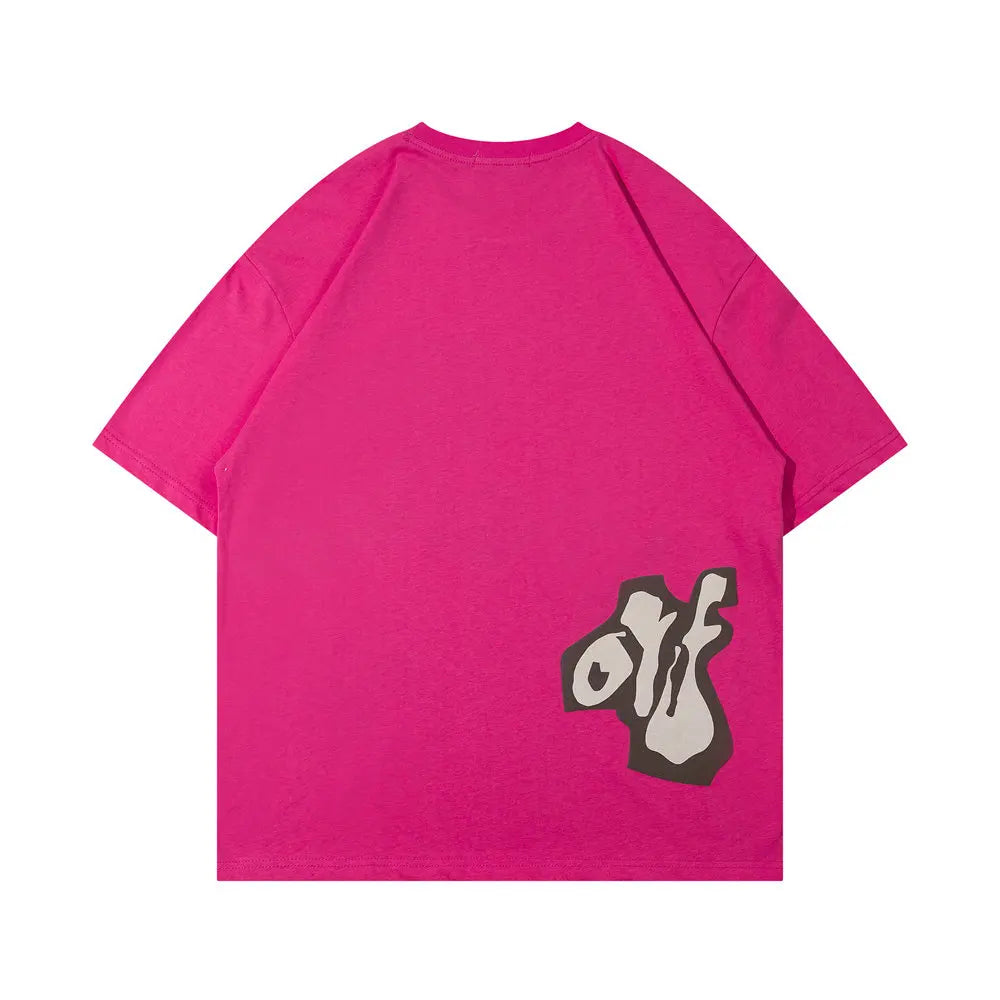 Summer Funny Cartoon Anime T Shirt Men Half-sleeved Pure Cotton Round Neck Tops Tees Hip Hop Streetwear Oversized T Shirt Women