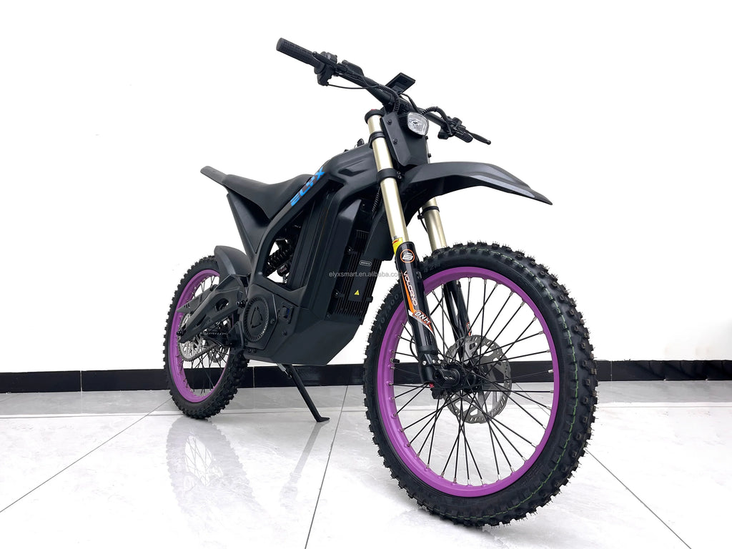 ATV&UTVElyx 96V 6000W 30Ah Mid Drive High Speed Electric Off-road Bike Adult Big Power Racing  Electric Dirt Bike