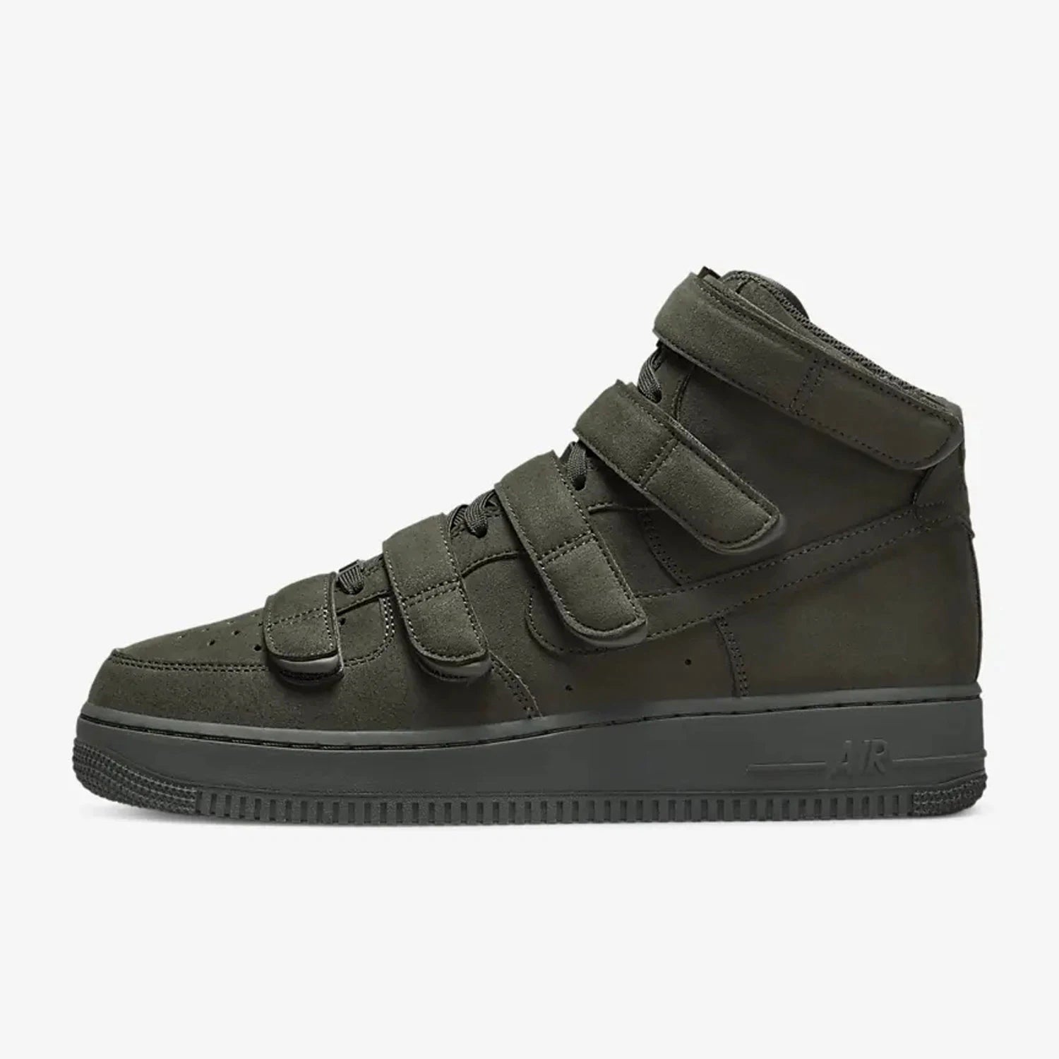 Nike Official Authentic Air Force 1 Unisex High-Top Sports Sneakers with Velcro DM7926-300