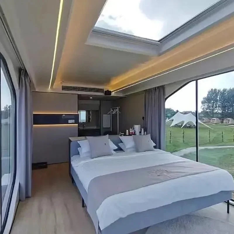 Low Cost Capsule House Prefabricated Villa Factory Price Modular Houses Chinese Capsule HouseMoisture Proof Thermal Insulation