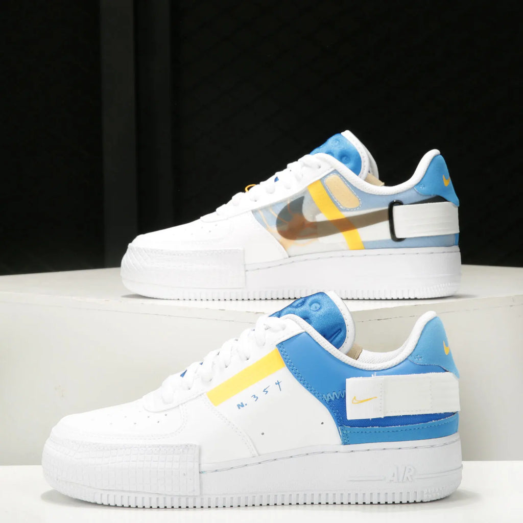 Nike genuine AIR Force 1 men's and women's fashionable casual sports board shoes CK6923-101