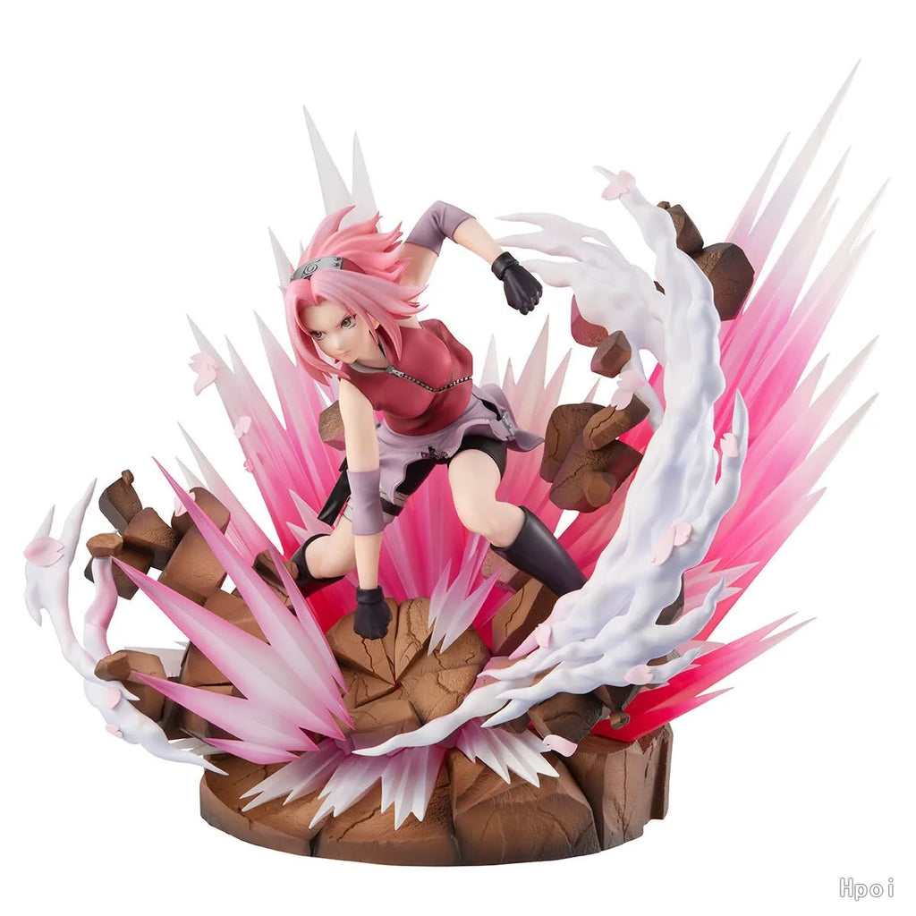 【 FS 】 MegaHouse Naruto GALS DX Naruto Shippuden Haruno Sakura 3 Figure  Model Toy Gift