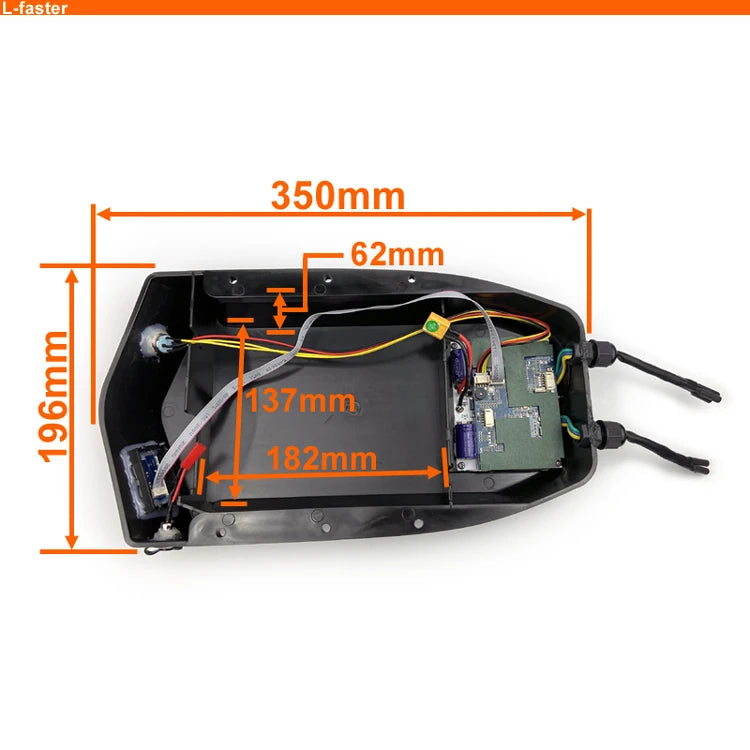 DIY Adult 36V 1650W Dual Motors Electric Longboards 8 Inch off Road Tire Skate Board Kit