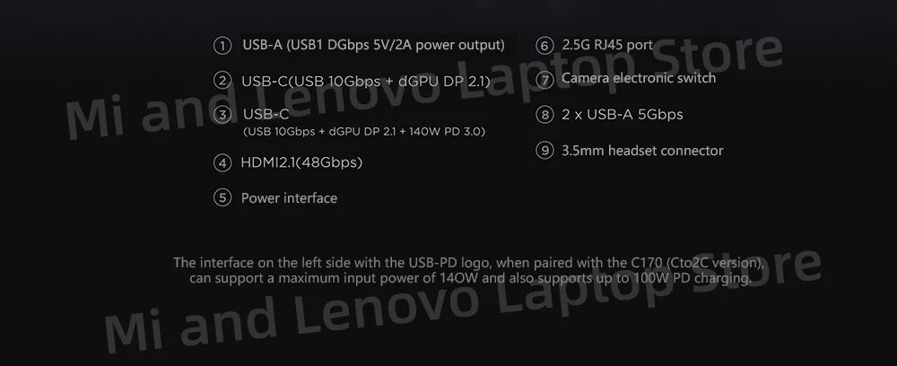 Lenovo Legion R9000P 2025 AMD R9 8945HX RTX5060 8GB 32GB 1TB 16" 2.5K 240Hz Black
