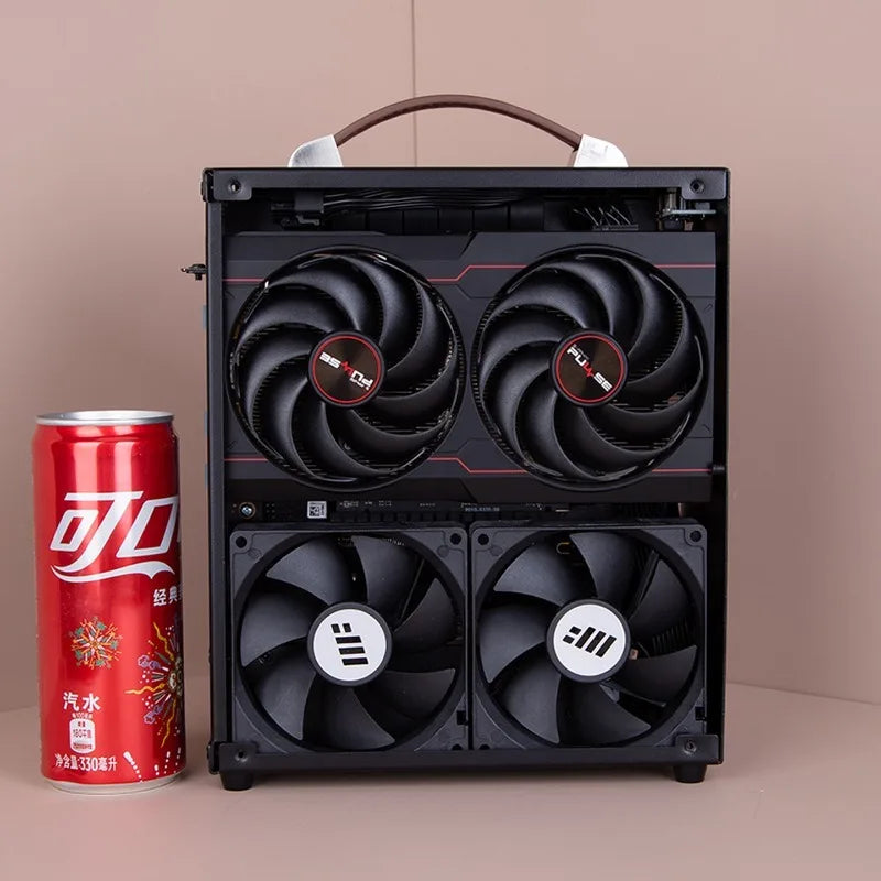 Custom Mini ITX PC with i5-14400F, RTX 5060, 1TB SSD – Compact Gaming Computer for Desk, Dorm or LAN PartyGoods in stock