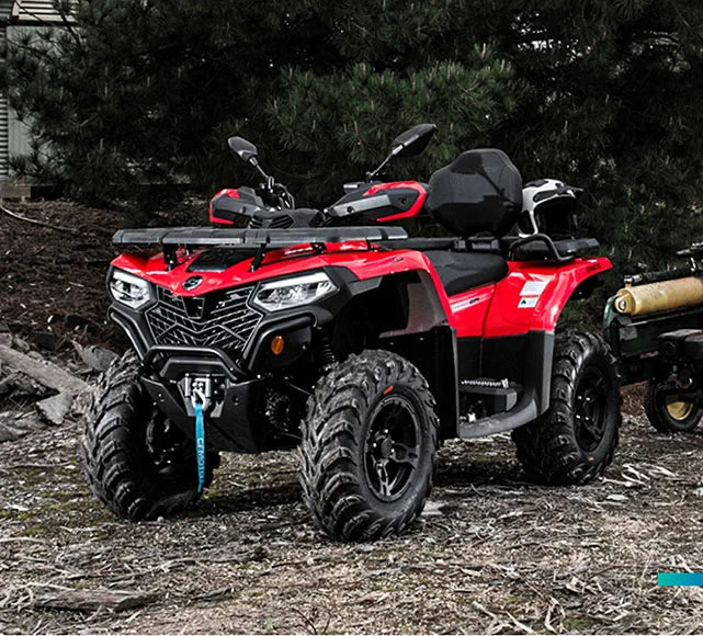 ForFactory Wholesale 4*4 Two-seater Adult All-terrain Off-road Vehicle CFMOTO 520L Four-wheel Motorcycle ATV/UTV