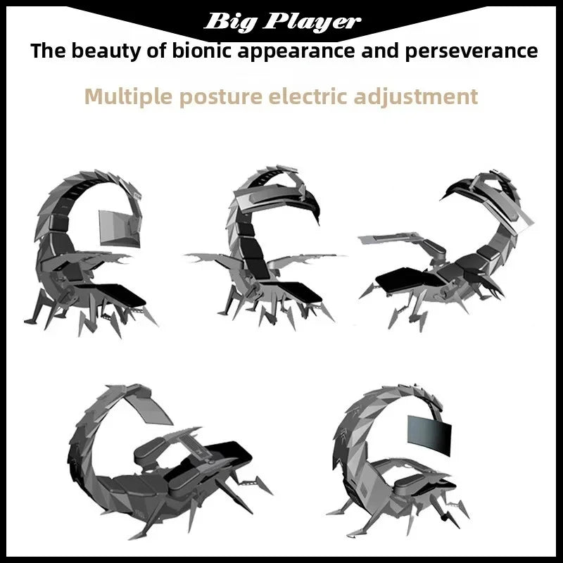 Hot sales Scorpio Computer Cockpit Zero Gravity Scorpion Integrated Home Game Comfortable E-sports Tables and Chairs